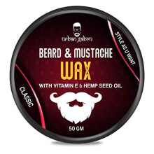 urbangabru Skägg- och mustaschvax för män - Stark håll Mooch stylingvax, balm, kräm för att forma och vårda ditt skägg (1,7 fl oz)