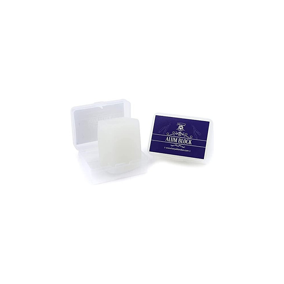 Haryali London Alum Block - Astringent Alum Block Shaving Accessory - Antiseptic Alum Block Stone Shaving Block - Soothing After Shave Balm Men And