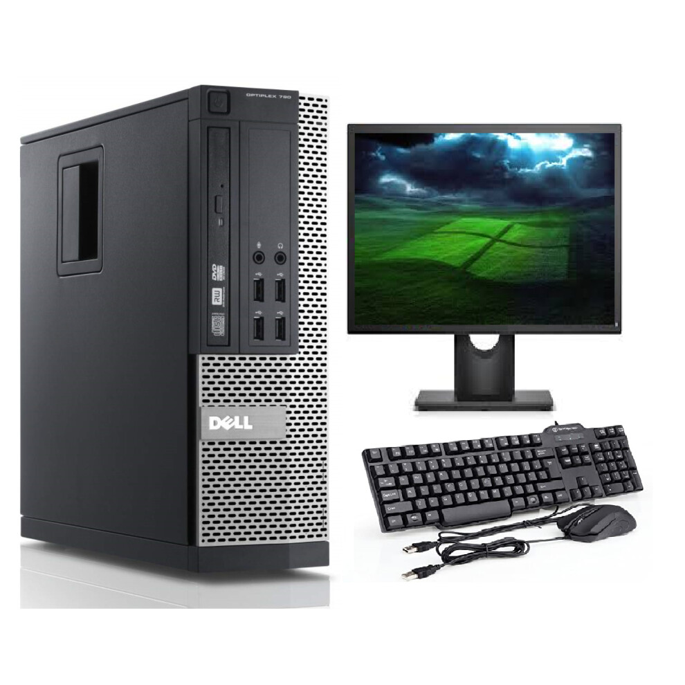 Fcs Dell Hp Pc Core I5 Set 8Gb 500Gb Hdd Win 10 Pro 19" Monitor 5060908882455