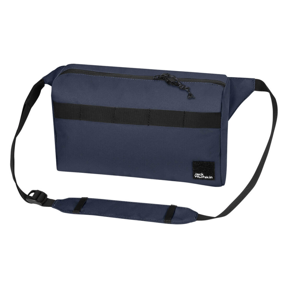 (One Size, Night Blue) Jack Wolfskin Unisex 365 Padded Lightweight Recycled 3 Litre Waist Bag