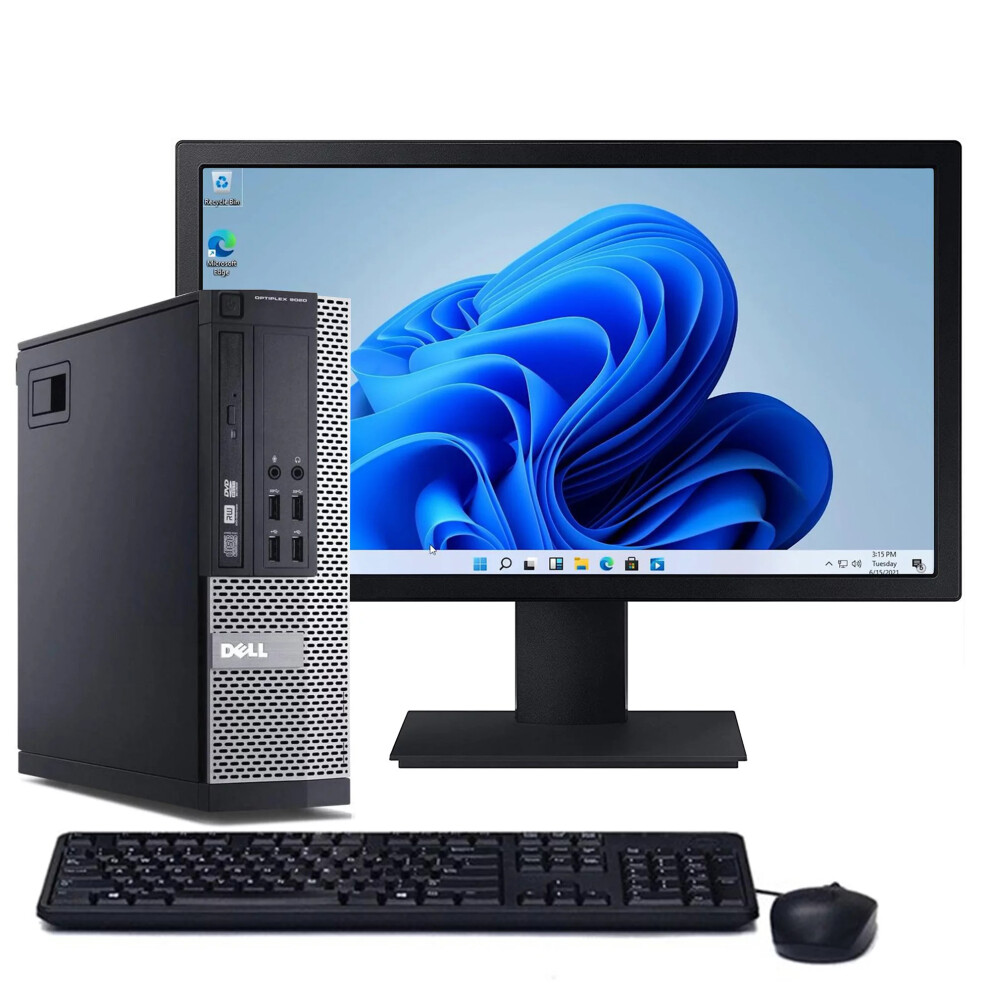 FCS Windows 11 PC Computer Set Core i5 Full set TFT WiFi 8GB 500GB WiFi