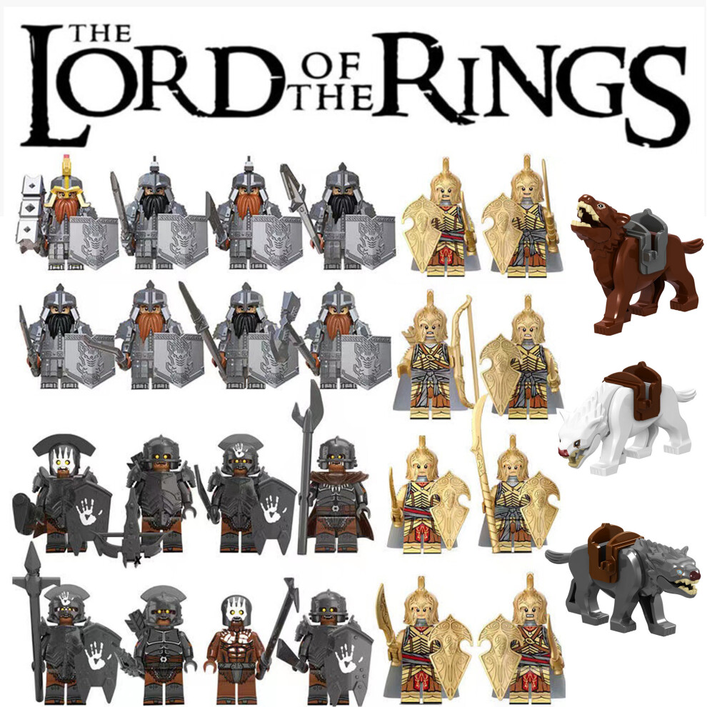 27PCS Wargs Wolf Soldier Lord Of The Rings Minifigures Fit Lego Toys on OnBuy