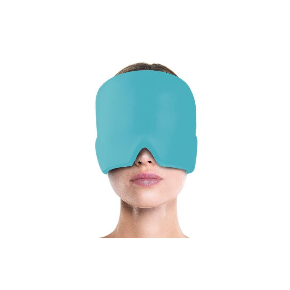 Vlio Blue (Blue) Ice Pack Migraine Hat Cold Therapy Headache Pain