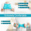(Pink) Ice Pack Migraine Hat Cold Therapy Headache Pain 12