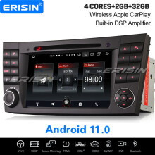 Android 11 Car Stereo Mercedes-Benz E/CLS/G-Class W211 W463 CarPlay DAB+ Satnav WiFi Bluetooth OBD2
