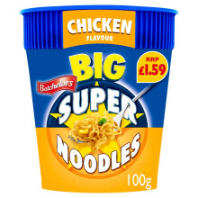 Batchelors Big Super Noodles Chicken Flavour 100g (Pack of 8)