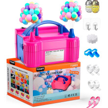 UK SELLER - Heavy Duty Electric Balloon Pump - Portable Air Blower Dual Nozzle Balloon Inflator Blower Pump for Party, Wedding, Birthday, Activities