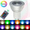 4x GU10 5W 16 λαμπτήρες LED που αλλάζουν χρώμα με λαμπτήρες LED με τηλεχειριστήριο 5