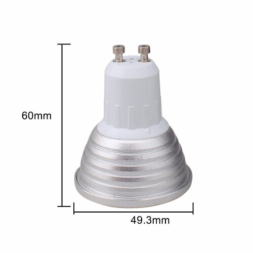 4x GU10 5W 16 λαμπτήρες LED που αλλάζουν χρώμα με λαμπτήρες LED με τηλεχειριστήριο 1