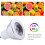 4x GU10 5W 16 λαμπτήρες LED που αλλάζουν χρώμα με λαμπτήρες LED με τηλεχειριστήριο 6