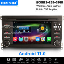 8-Core Android 11.0 Porsche Cayenne Car Stereo CarPlay DAB+ Satnav TPMS Bluetooth DVR DSP 32GB