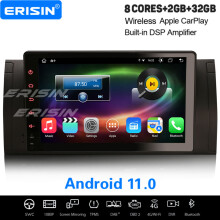 9" 8-Core Android 11 Car Stereo BMW X5 E53 5 Series E39 M5 DAB+ Satnav 32GB CarPlay TPMS Bluetooth