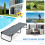 Casart 191cm Outdoor Fabric Sleeping Cot Portable Folding Camping Cot Bed 8