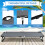Casart 191cm Outdoor Fabric Sleeping Cot Portable Folding Camping Cot Bed 4
