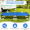Casart 191cm Outdoor Fabric Sleeping Cot Portable Folding Camping Cot Bed 5