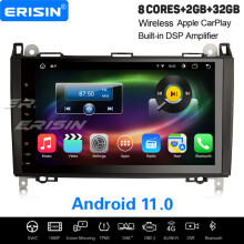 9" Android 11 Car Stereo Mercedes Benz A/B Class W169 Vito Viano VW Crafter DAB+ Satnav CarPlay OBD2