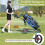 Casart 3 Lightweight Wheels Golf Push Cart Folding Trolley Golf Bag Holder 5