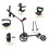 Casart 3 Lightweight Wheels Golf Push Cart Folding Trolley Golf Bag Holder 8