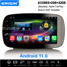 9" Android 11 Car Stereo Mercedes-Benz Smart CarPlay Satnav DAB+ TPMS DSP 8-Core 32GB Bluetooth