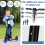 Casart Height-Adjustable Folding Kick Scooter for Kids LED Light-Up Scooter 5