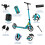 Casart Height-Adjustable Folding Kick Scooter for Kids LED Light-Up Scooter 5