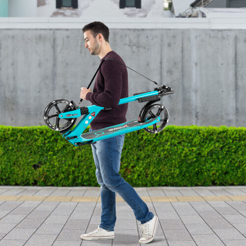 Casart Height-Adjustable Folding Kick Scooter for Kids LED Light-Up Scooter 1