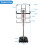 Casart Adjustable Portable Basketball Hoop Poolside Basketball Goal System 2