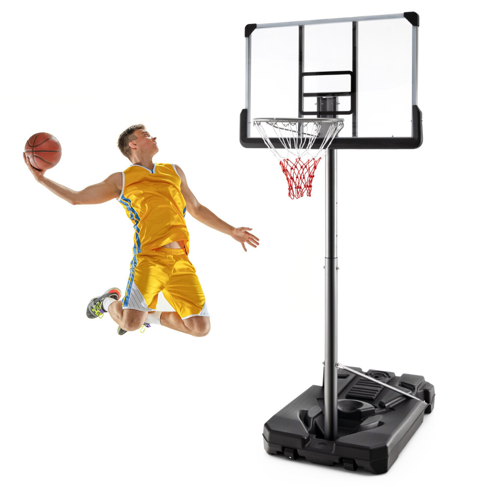 Adjustable Portable Basketball Hoop Poolside Basketball Goal System