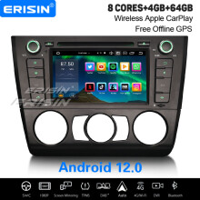 64GB 8-Core Android 12 Car Stereo BMW 1er E81/82/88 DAB+ Satnav CarPlay WiFi Bluetooth DVB-T DVR