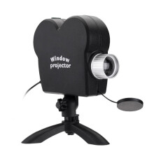 2025 Christmas Xmas Light Santa Window Projector Movies Lamps Display