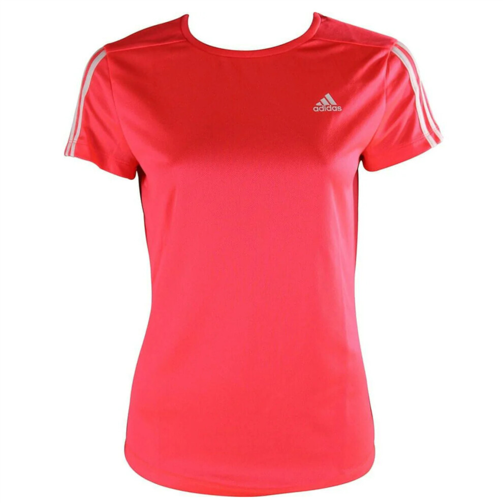 adidas Women's Logo T-Shirt (Size S) 3 Stripes Training Top