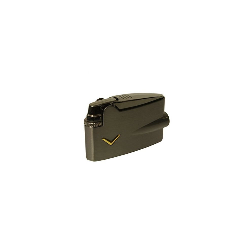 Ronson Varaflame Flint Action Gas Lighter Gunmetal