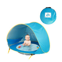 Baby Beach Tent Portable Shade Pool UV-Schutz Sun Shelter für Kleinkind im Freien Kind Schwimmbad Spiel Spiel Haus Zelt Spielzeug