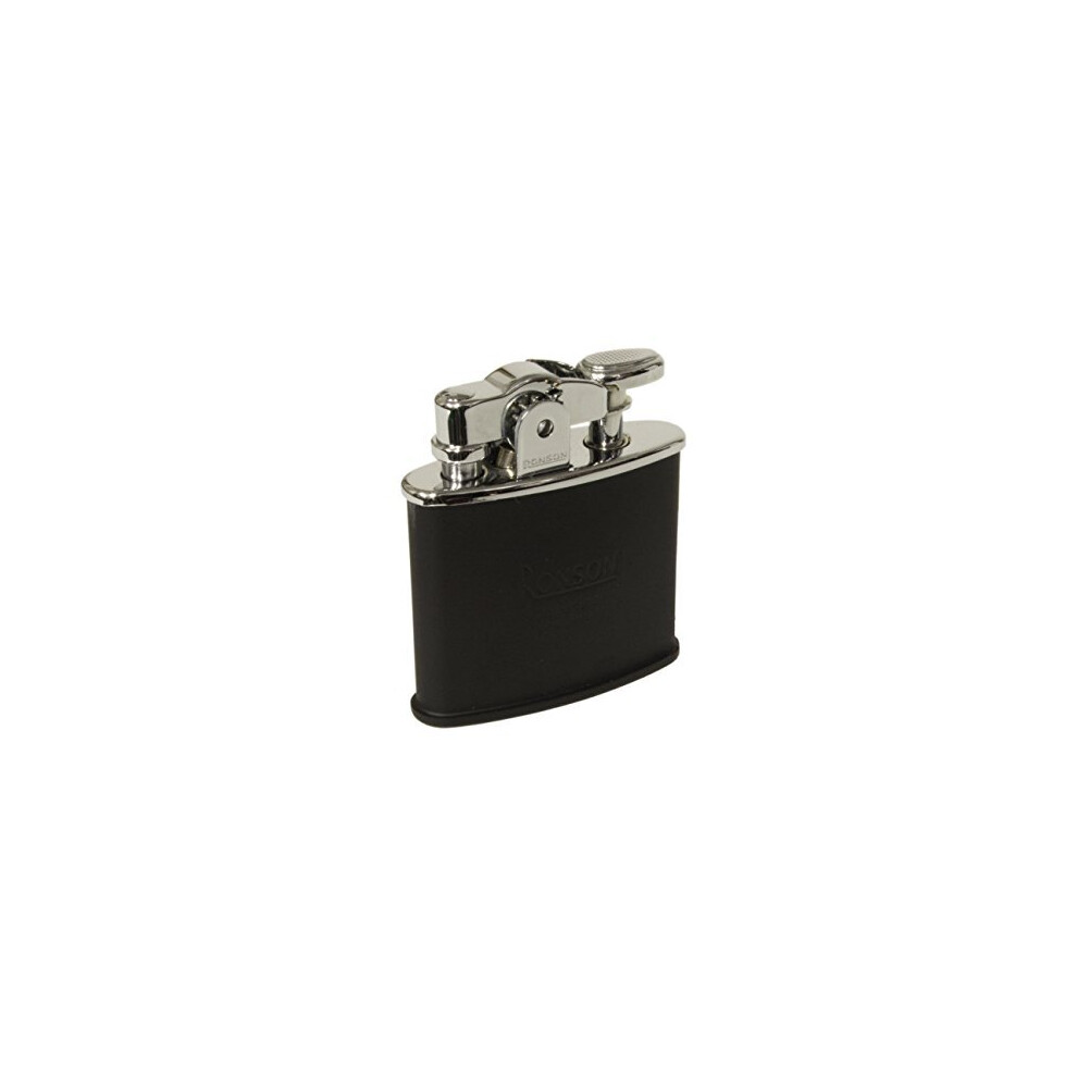 Ronson Black Nostalgia Flint Action Petrol Lighter