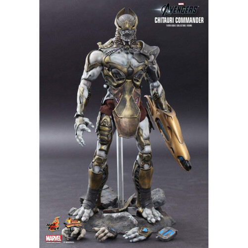 Hot Toys Figurine Hot Toys MMS227 - Marvel Comics - The Avengers - Chitauri Commander 1