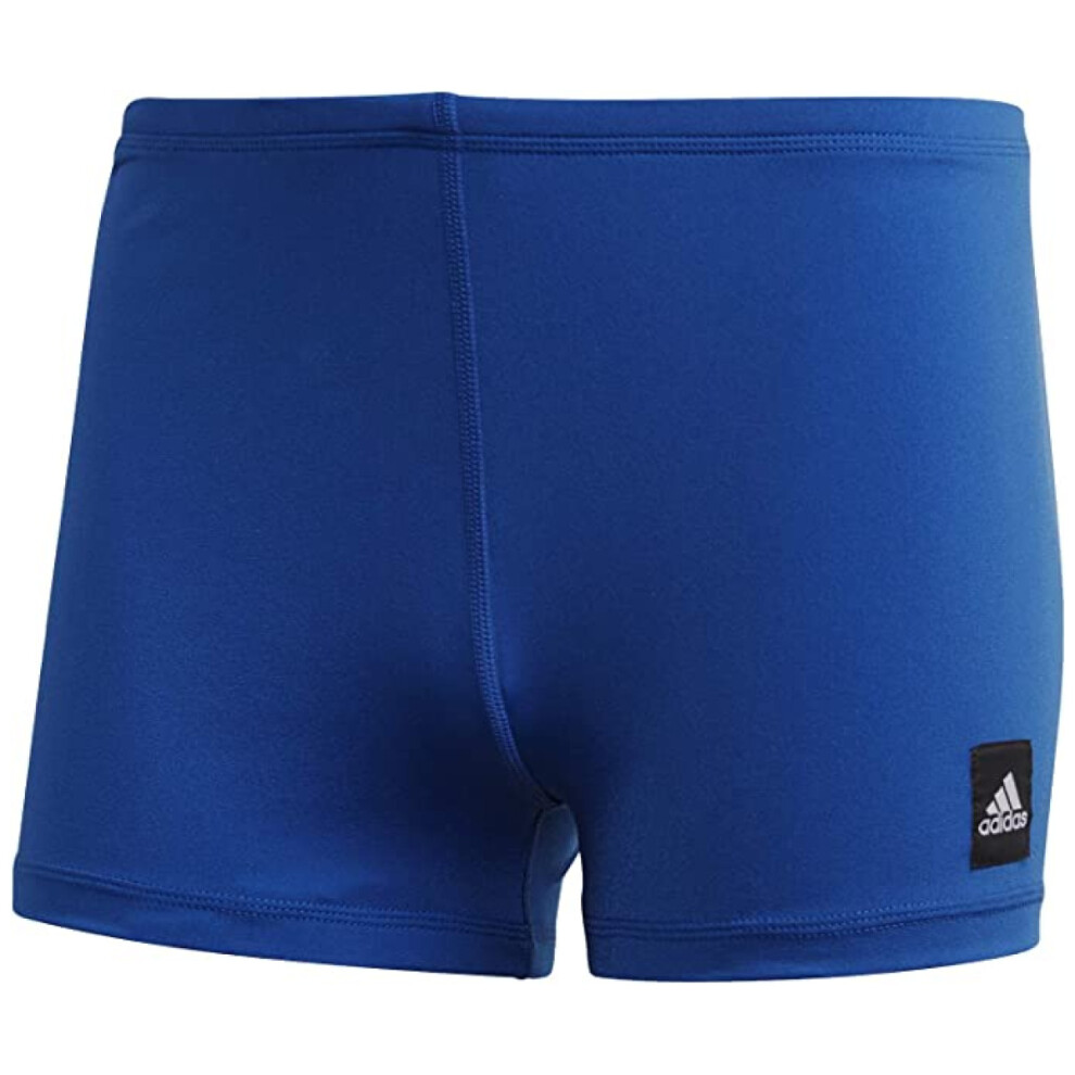 adidas Men's Swimming Boxers (Size 28") Royal Blue Logo Swim Boxers - New