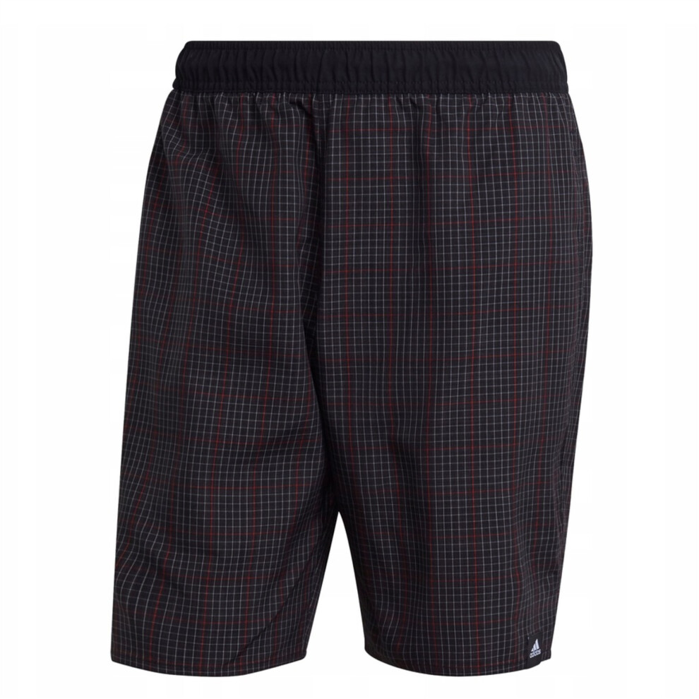 adidas Swimming Men's Shorts (Size XS) Checkered CLX Swim Trunks - New