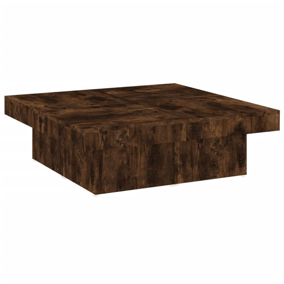 Vidaxl (Smoked Oak) Coffee Table Couch Table Hall End Center Accent Table Engineered Wood Brown