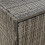VidaXL vidaXL Gartenschrank Grau 59x40x180 cm Poly Rattan 7