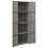 VidaXL vidaXL Gartenschrank Grau 59x40x180 cm Poly Rattan 3