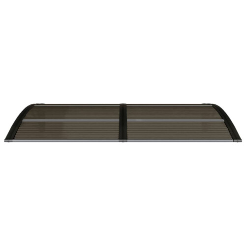 VidaXL vidaXL Türvordach Schwarz 150x75 cm Polycarbonat 1
