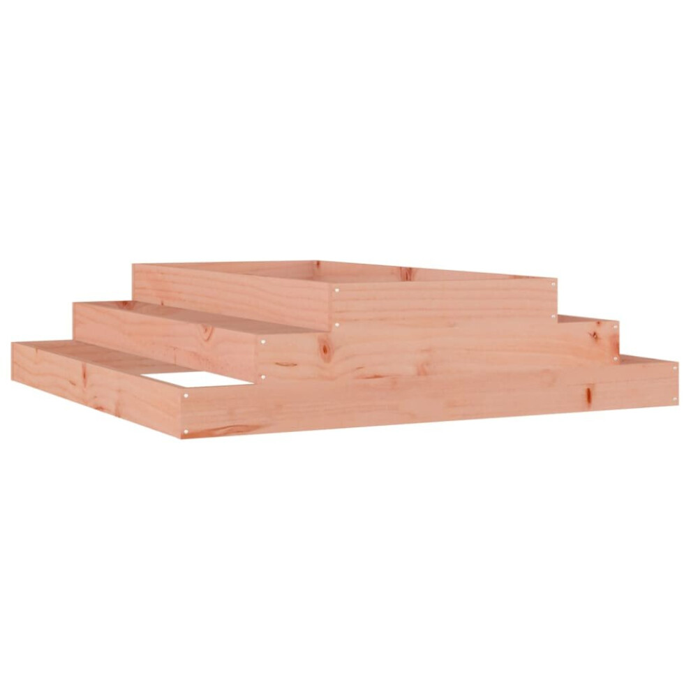 Vidaxl (Natural Douglas) Solid Wood Pine Planter Raised Bed Planter Flower Box Wooden Plant Pot