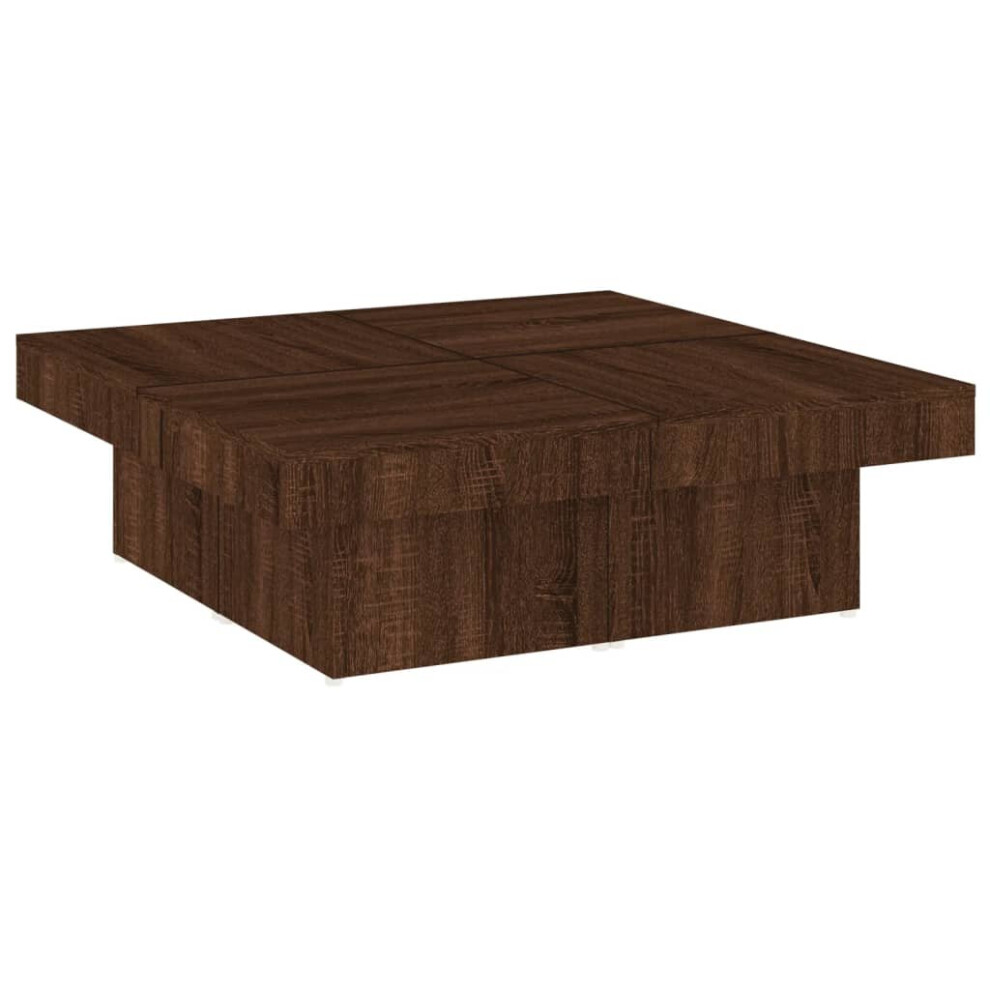 (brown oak) vidaXL Coffee Table Chipboard Couch End Center Sofa Accent Table Multi Colours