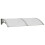 VidaXL vidaXL Türvordach Grau 150x75 cm Polycarbonat 1