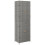 VidaXL vidaXL Gartenschrank Grau 59x40x180 cm Poly Rattan 1
