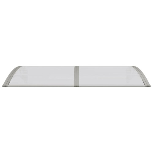 VidaXL vidaXL Türvordach Grau 150x75 cm Polycarbonat 2