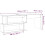 VidaXL (grey sonoma) vidaXL Corner Desk Writing Rotable Table Engineered Wood Desk Multi Colours 8