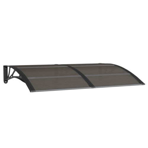 VidaXL vidaXL Türvordach Schwarz 150x100 cm Polycarbonat