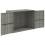 VidaXL vidaXL Gartenschrank Grau 100x55,5x80 cm Poly Rattan 3