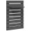 VidaXL (grey) vidaXL 2x Solid Wood Pine Wall-mounted Bedside Shelves Storage Multi Colours 5